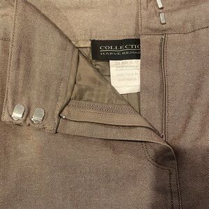 Harvé Benard Taupe Cotton skirt